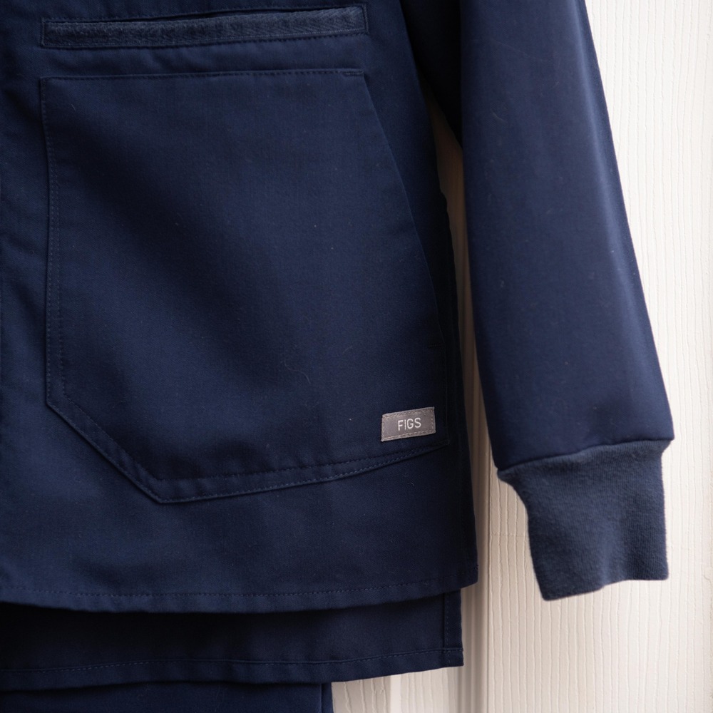 FIGS Jacket and Jogger Pants Technical Collection Scrubs Navy Blue Healthcare - Picture 3 of 11